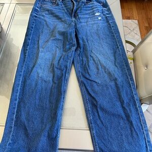 American Eagle Outfitters Super High Rise Baggy Straight Jeans